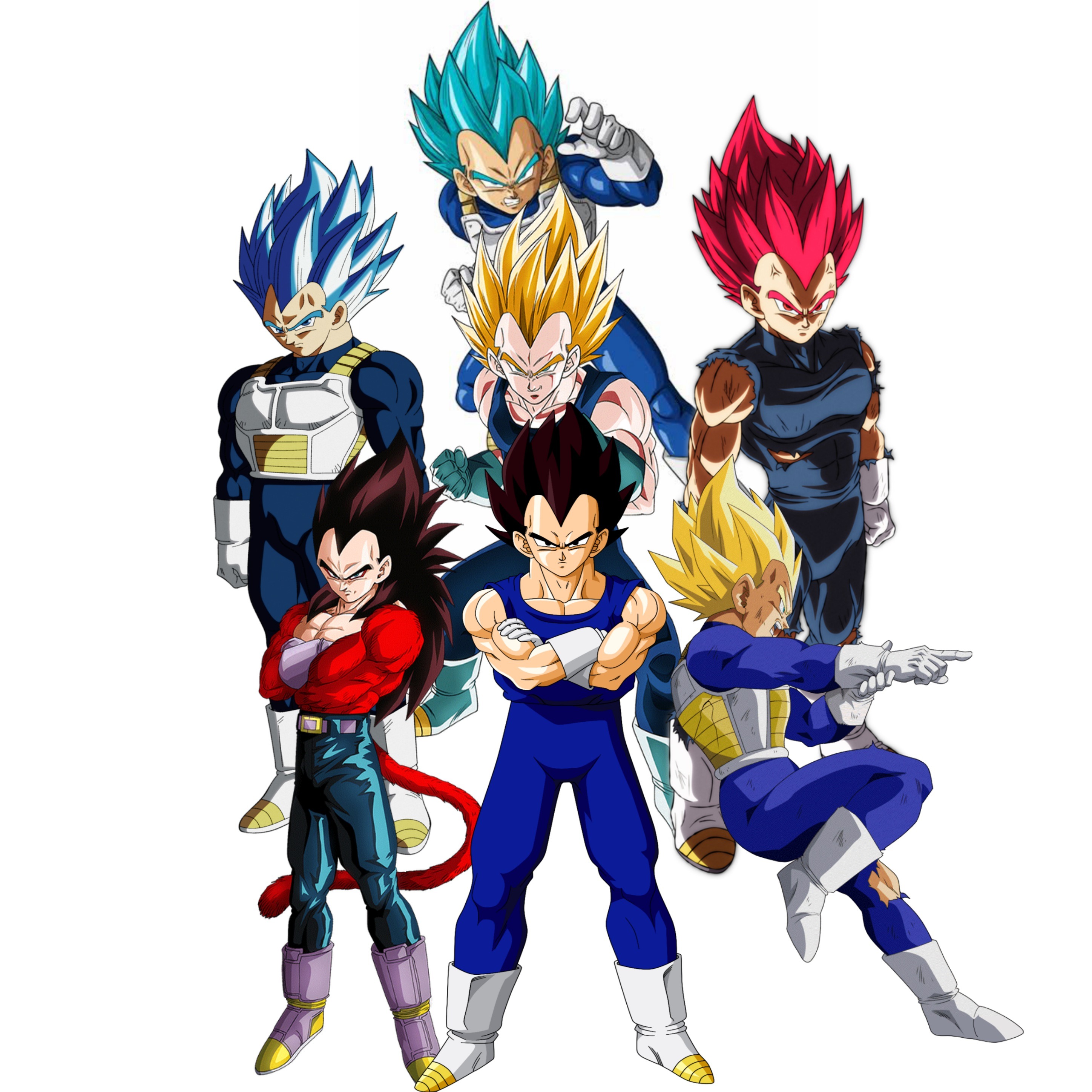 All of VEGETA’s Transformations Ranked from Weakest to Strongest